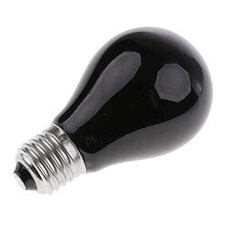 verre pour animaux de compagnie chauffage lampe hiver émetteur de chaleur lampe ampoule e27 noir noir 25w