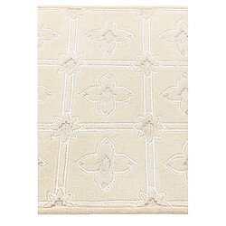 Vidal Tapis de couloir en laine 302x79 beige Darya pas cher