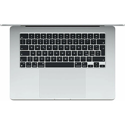 Apple MacBook Air Ordinateur portable 38,9 cm (15.3') Apple M M3 8 Go 256 Go SSD Wi-Fi 6E (802.11ax) macOS Sonoma Argent