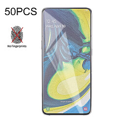 Wewoo Film de verre trempé de mat non-plein de 50 PCS pour Galaxy A80 / A90pas de paquet de vente au détail