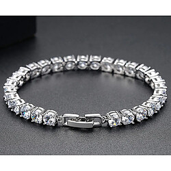 Avis YP Select Bracelet en zircon intégré de mode simple pour femme 17 cm