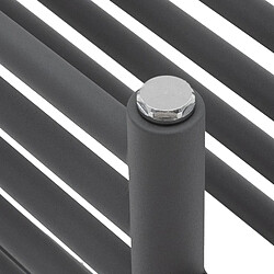 Acheter LuxeBath Partition Radiateur sèche-serviettes Porte-serviettes anthracite 500x1600 mm