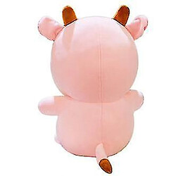 Avis Universal 25cm mignon jaune dessin animé poupée aime vache peluche oreiller festival peluche cadeau (rose)