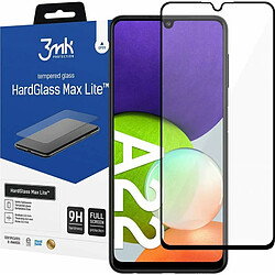 3mk HardGlass Max Lite pour Samsung Galaxy A22 4G Noir