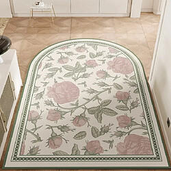 LUUCOZK Tapis de porte d'entrée antidérapants pour entrée intérieure - Motif vertical 10-100x140cm