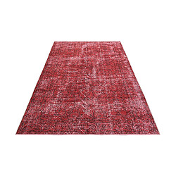 Vidal Tapis de laine 246x142 rouge Ultra Vintage