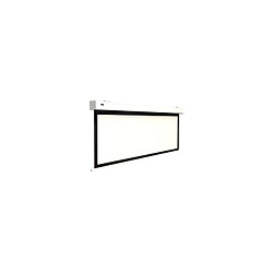 Ecran de projection Oray Ecran motorise Squar HC Format image 164 x 262cmSurface de projection blanc mat a dos noir et cadrage