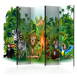 Artgeist Paravent - Jungle Animals II [Room Dividers] [225x172]