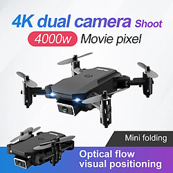 Acheter Contrôle Gestuel WIFI FPV Quadrirotor Caméra HD GPS Drone RC Avec Lumière LED Noir 4K Double Caméra 3 Batterie