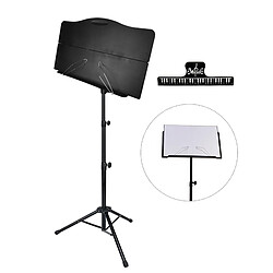 Feuille Musique Stand Hauteur Trépied Base Léger Compact Facile et Pratique à Transporter Hauteur de 26 "à 53" pas cher