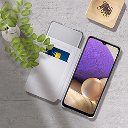 Avis Étui Samsung Galaxy A32 Fenêtre Tactile S View Wallet Cover Original blanc