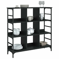 Avis Maison Chic Commode Buffet - Meuble de rangement noir 102x32x103,5 cm bois d'ingénierie -GKD72128