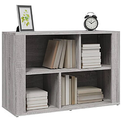 Avis vidaXL Buffet Sonoma gris 80x30x54 cm Bois d'ingénierie