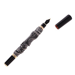 Avis Stylo Plume de Luxe Pointe Fine Rechargeable Jinhao Dragon / Loong Bas-relief Cadeau Enfant Adulte - Bronze