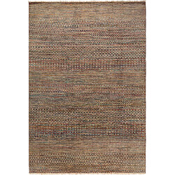 Avis Vidal Tapis de laine 303x204 brun Agra