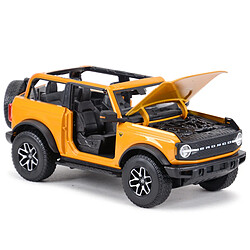 Universal 1: 18 Ford Mustang Wasteland Static Moulding Car Collectible Model Car Toy | Moulding Toy Car (orange)