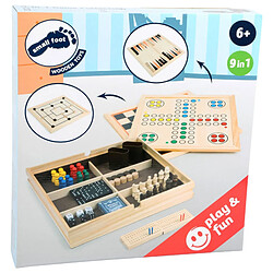 Small Foot - Wooden Classic Games 9in1 11277