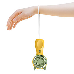 Acheter Avizar Mini Ventilateur Portatif Kawaii Silencieux et Rechargeable Jaune