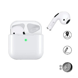 Avis Universal Bouchons d'oreilles sans fil Bluetooth 5.0 pour téléphone portable avec boîtier de charge blanc