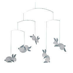 Flensted Mobiles Circular Bunnies