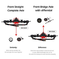 Pièces de kit d'arbre d'essieu de voiture rc 4 roues pas cher