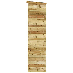 Avis vidaXL Abri à outils de jardin 163x50x171 cm Bois de pin solide