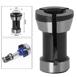 3 Pièces Fraise de Précision Découpant Des Machines-outils, Adaptateur de Pince de Routeur à Bois, Adaptateur de Mandrin de Routeur, Durable et Foncti