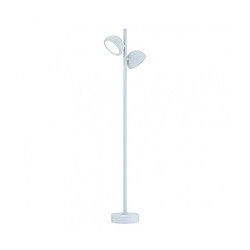 Luminaire Center Lampadaire Everest blanc 2 ampoules 90cm