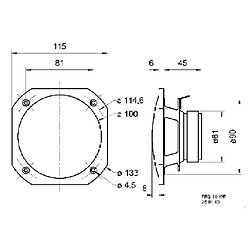 Alpexe VS-FRS10WP/4B - Haut-parleur (4007540021003)