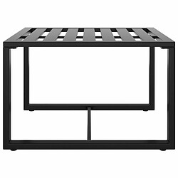 Maison Chic Table basse pour salon | Table à café Aluminium Anthracite -GKD16096