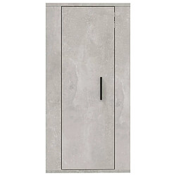 Acheter vidaXL Meuble TV mural Gris béton 40x34,5x80 cm