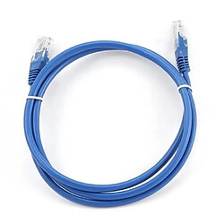 Câble Réseau Rj45 Equipé Cat.6 Utp Bleu 1M