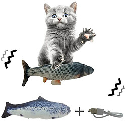 Universal (poisson 4) 30 cm jouet pour chat pour animaux de compagnie usb charge simulation lectrique danse mobile disquette poisson jouet pour chat pour animaux de compagnie jouet interactif chien goutte à goutte