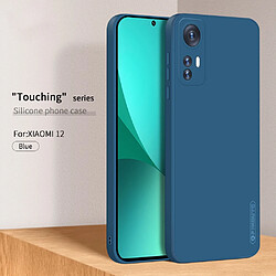 Coque en silicone PINWUYO flocage de fibres bleu pour votre Xiaomi 12