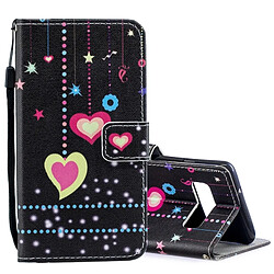 Wewoo étuis en cuir Coque Housse Étui à rabat horizontal à motif coloré pour Galaxy S10 +, avec porte-cartes et emplacements pour cartes porte-monnaie