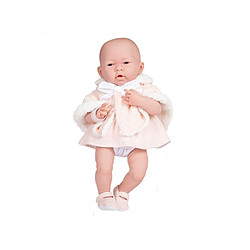 Avis Berenguer - All-Vinyl La Newborn Doll in Pink Coat and Outift. REAL GIRL!