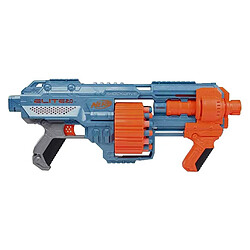 Hasbro Fusil Blaster Elite 2.0 Shockwave RD-15 avec Barillet Rotatif et 30 Fléchettes Bleu