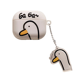 GUPBOO Airpods Coque Housse Étui Protecteur Compatible pour AirPods 3-Ins mignon petit dessin animé de canard