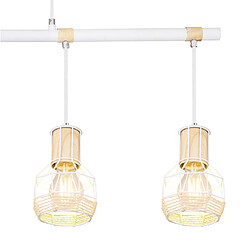 Avis Globo Lighting Suspension design scandinave Bana - H. 120 cm - Blanc