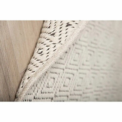 Acheter Venture Home Tapis en polyester et laine beige Julana Diamètre 200 cm.