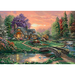 Schmidt Spiele- Thomas Kinkade Sweetheart Retreat Puzzle 1000 pièces, 59937, coloré