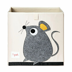 Cube de rangement Souris 33 x 33 cm - 3 Sprouts