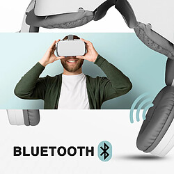 Avizar Casque VR Smartphone Réalité Virtuelle 3D avec Audio Bluetooth BOBOVR Z6 blanc pas cher