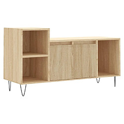 Maison Chic Meuble TV scandinave - Banc TV pour salon Chêne sonoma 100x35x55 cm Bois d'ingénierie -MN78884