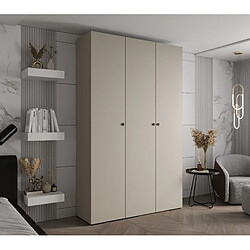 Abiks Meble Armoire Inova 2 À Portes Battantes 236,7/150/47 3 Portes (gris/nero)