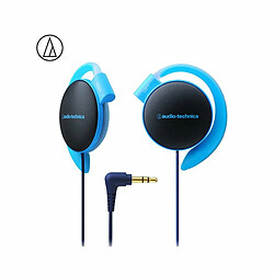 Original Audio-Technica Ath-Eq500 Filaire Écouteur Musique Casque Crochet D'Oreille Sport Casque Bleu