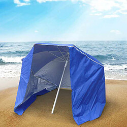 Beachline Parasol de plage portable moto pliable léger aluminium tente 200 cm Piuma, Couleur: Bleu