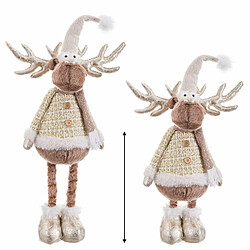 BigBuy Home Figurine Naturel Cerf 25 X 16 X 81 CM