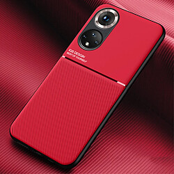 Coque en TPU + PU antichoc rouge pour votre Huawei nova 9 Pro/Honor 50 Pro