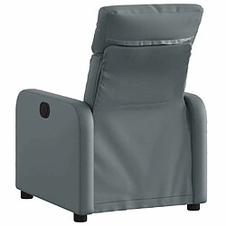 Avis Maison Chic Fauteuil Relax pour salon, Fauteuil inclinable Gris Similicuir -GKD11513